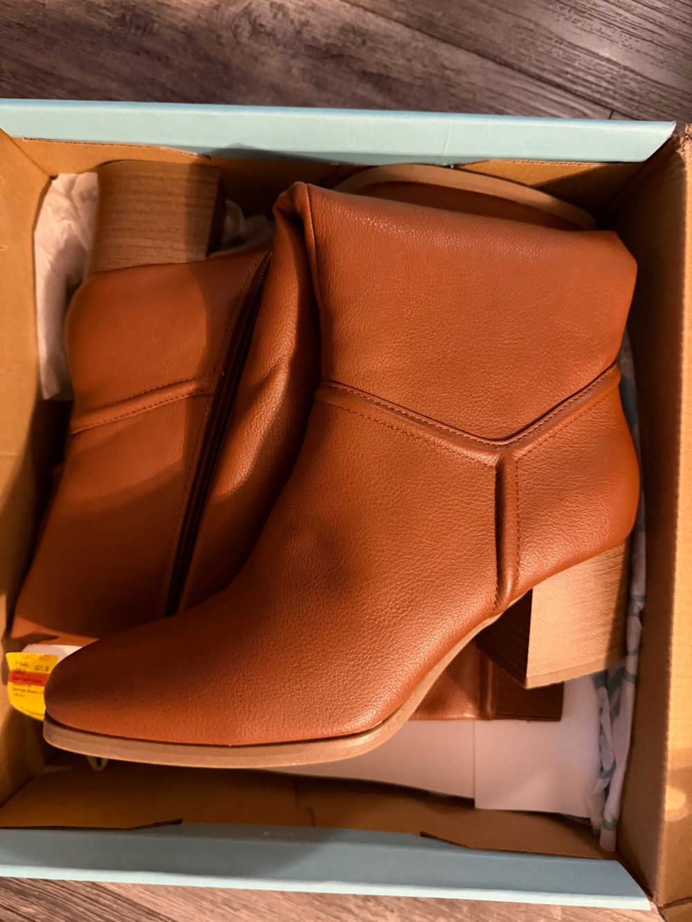 BareTraps  Brown Heeled Boots Box